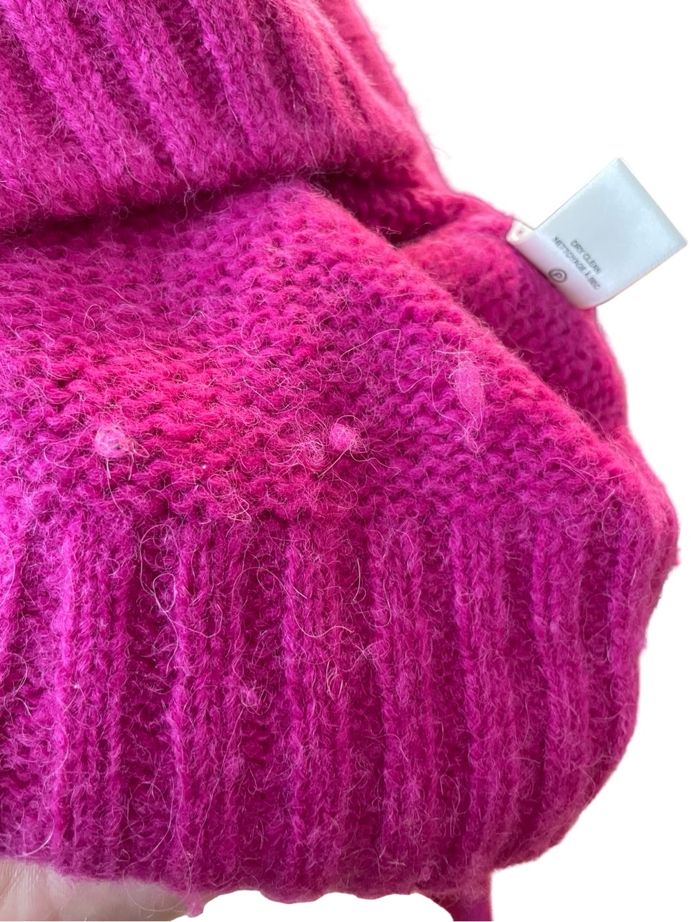 A.L.C. Lynia Fisherman Sweater Electric Pink - Picture 13 of 16